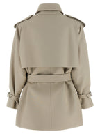 Beige Cotton Coat