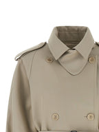Beige Cotton Coat