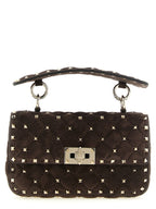 Brown Calfskin Shoulder Bag