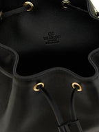 Black Lamb Leather Crossbody Bag