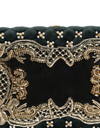 Black Velvet Gold Frame Clutch Evening Clutch Purse Bag