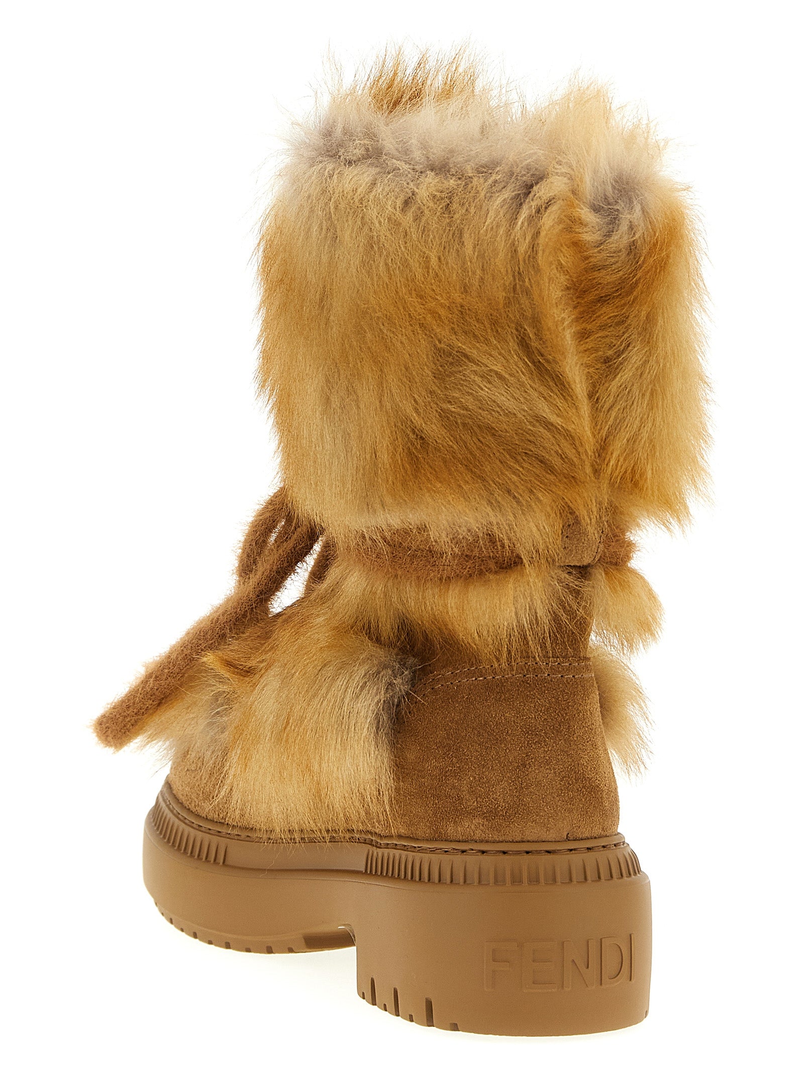 Multicolor Calfskin Flat Boots