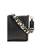 Black Polyethylene Shoulder Bag