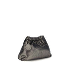 Blue Polyester Shoulder Bag