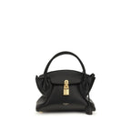 Black Calf Leather Bos Taurus Handbag