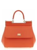 Orange Calfskin Handbag