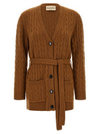Brown Cashmere Cardigan