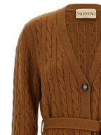 Brown Cashmere Cardigan
