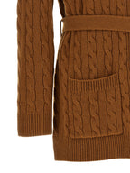 Brown Cashmere Cardigan