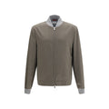 Bicolor Cashmere Bomber