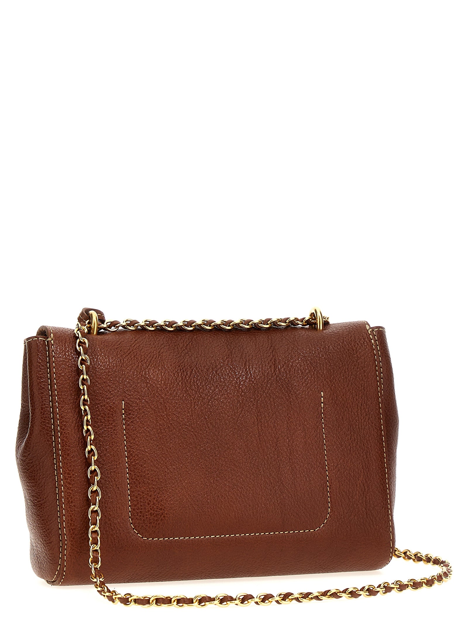 Brown Bovine Leather Crossbody Bag
