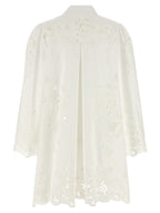 White Cotton Short Dress