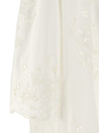 White Cotton Short Dress