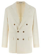 White Silk Blazer