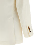 White Silk Blazer