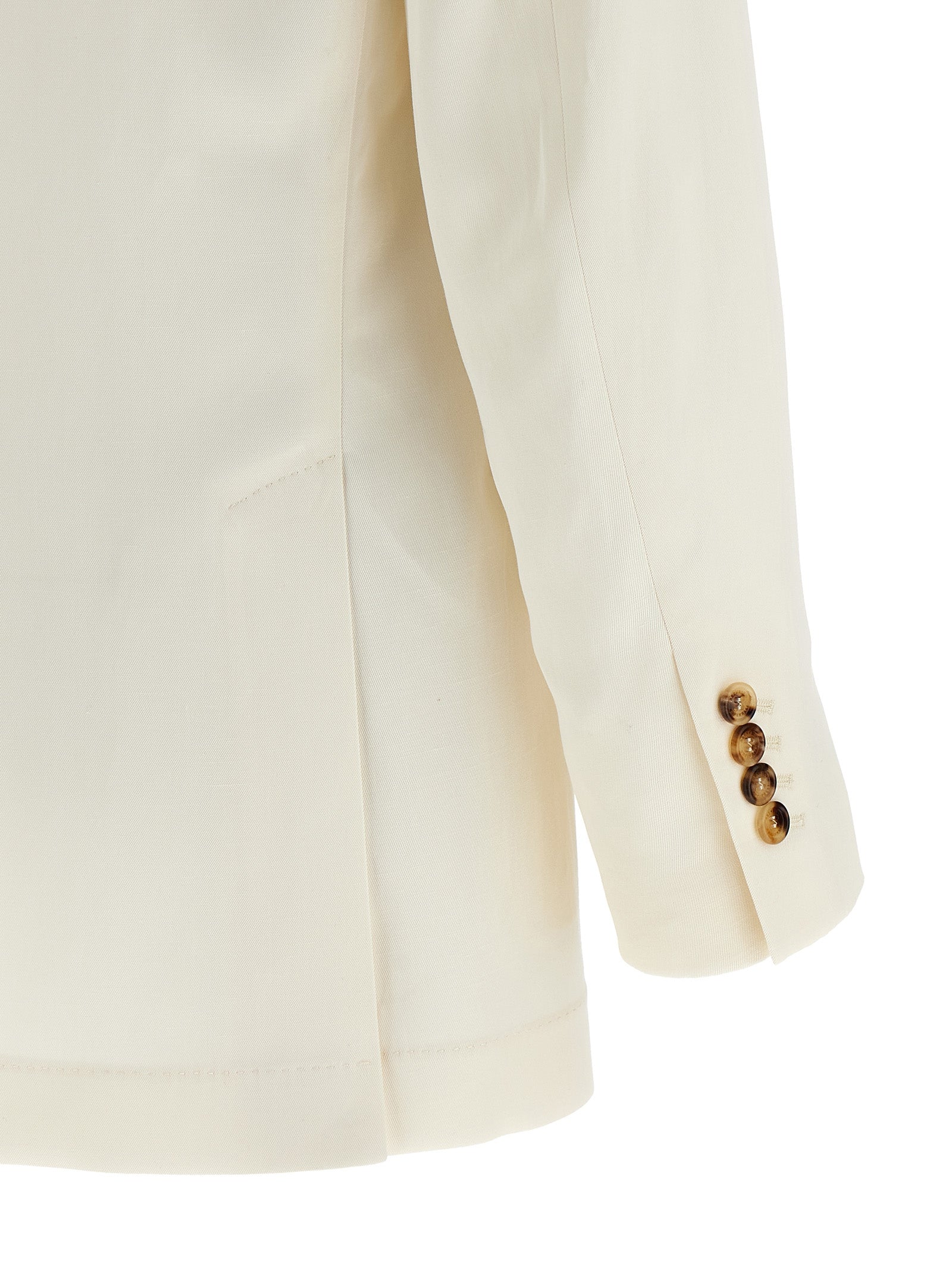 White Silk Blazer