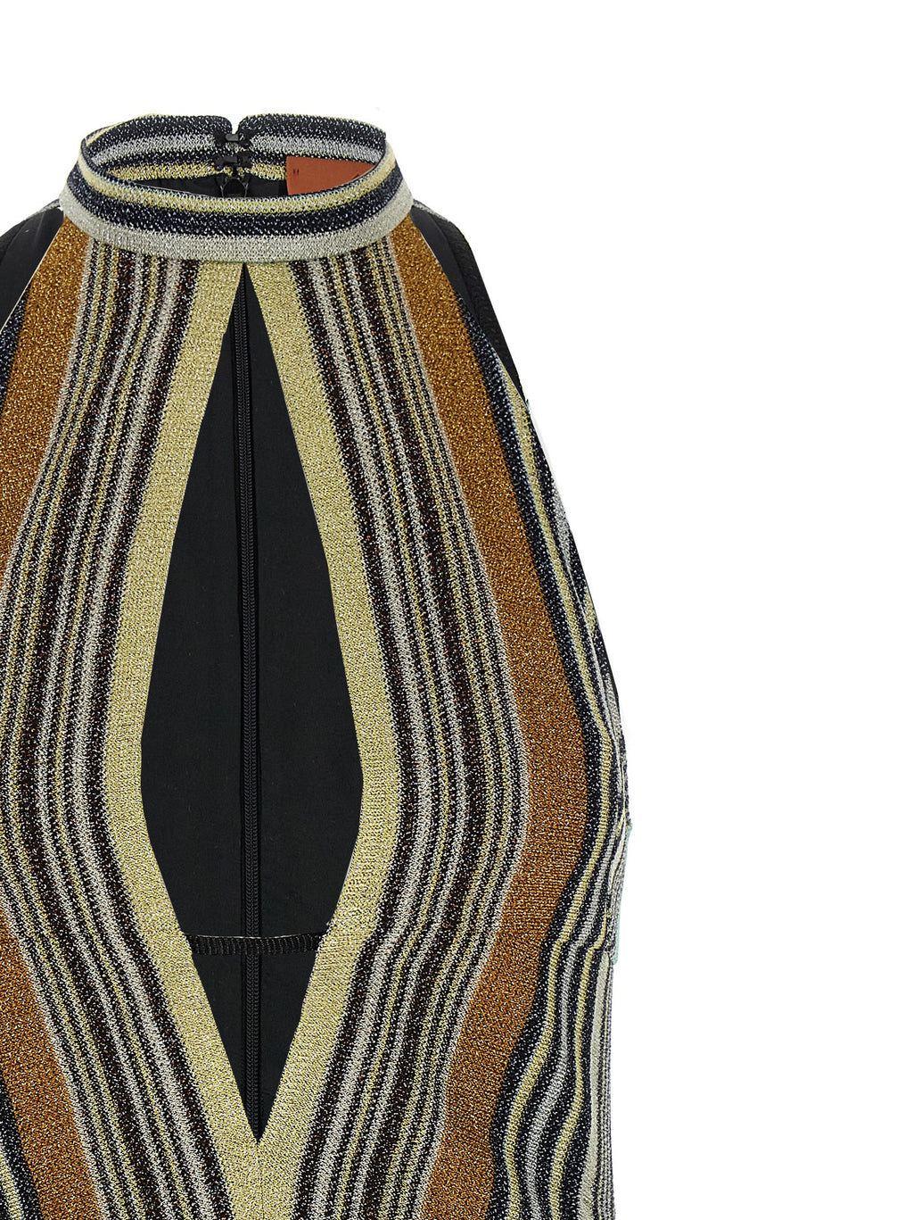 Multicolor Viscose Short Dress