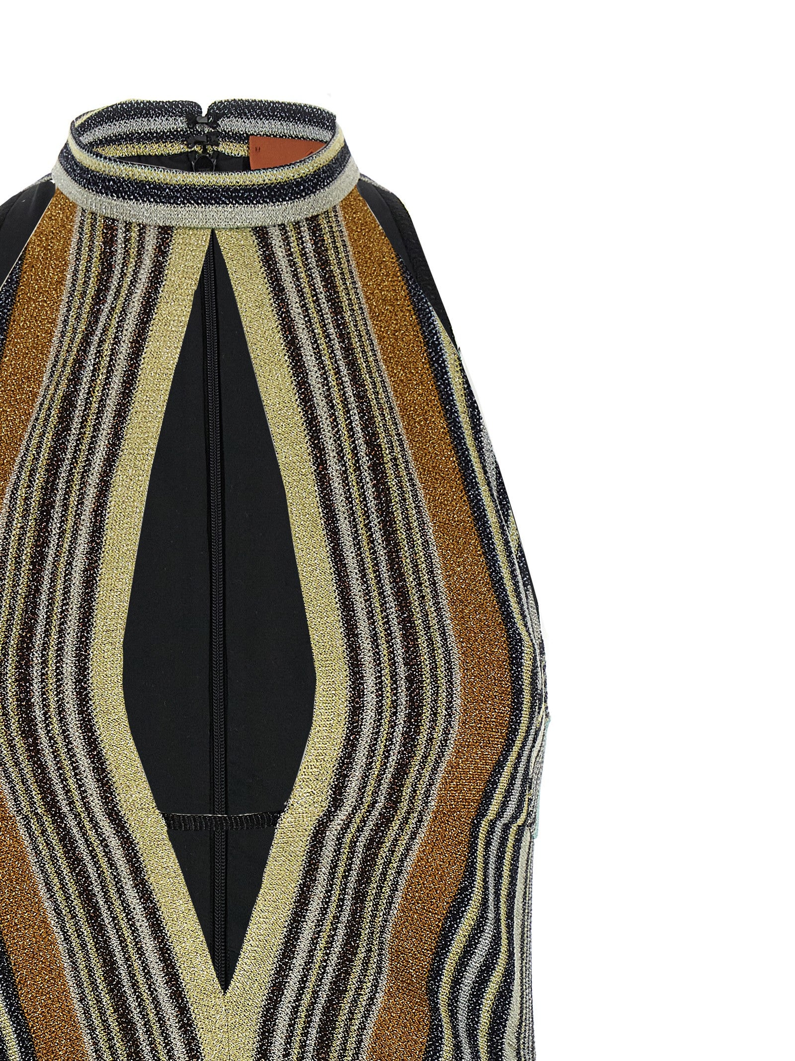 Multicolor Viscose Short Dress