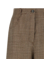 Brown Virgin Wool Bermuda Shorts