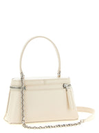 حقيبة كروسبودي جلد أبيض