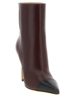 Bordeaux Goatskin Ankle Boots