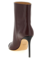 Bordeaux Goatskin Ankle Boots