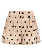 Multicolor Silk Bermuda Shorts