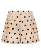 Multicolor Silk Bermuda Shorts