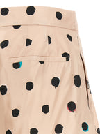 Multicolor Silk Bermuda Shorts