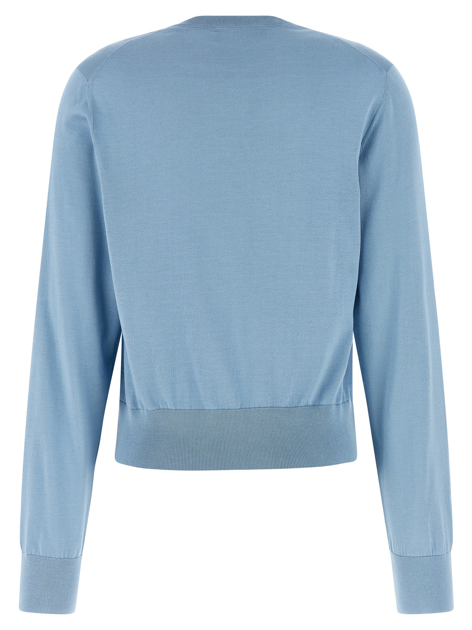 Blue Silk Cardigan