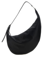 Black Calfskin Shoulder Bag