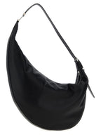 Black Calfskin Shoulder Bag