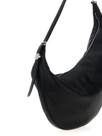 Black Calfskin Shoulder Bag