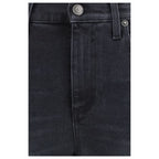 Black Cotton Skinny Jeans