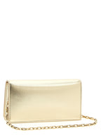 Gold Lambskin Clutch Bag