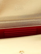 Gold Lambskin Clutch Bag