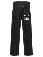 Black Cotton Jeans Denim