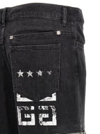 Black Cotton Jeans Denim