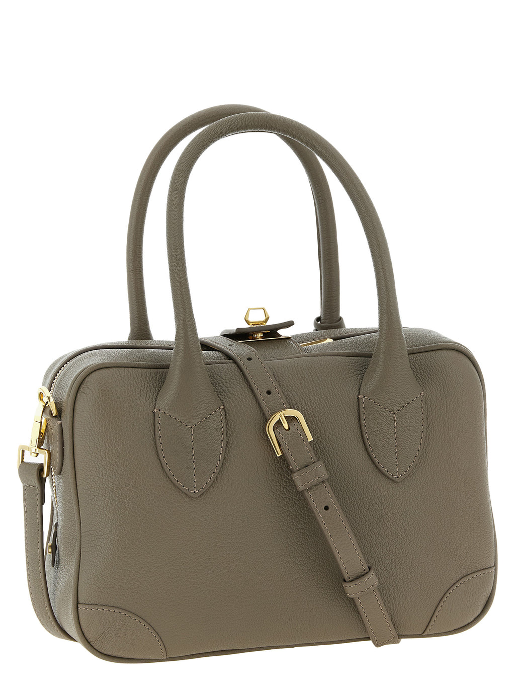 Bicolor Goatskin Handbag