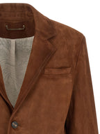 Brown Lamb Leather Leather Jacket