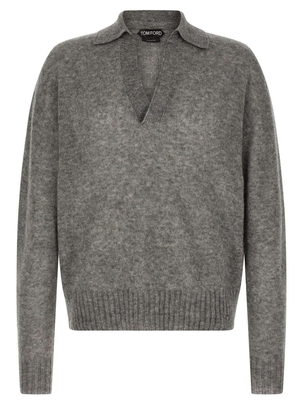 Gray Cashmere Cardigan