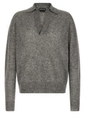 Gray Cashmere Cardigan
