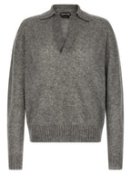 Gray Cashmere Cardigan
