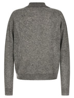 Gray Cashmere Cardigan