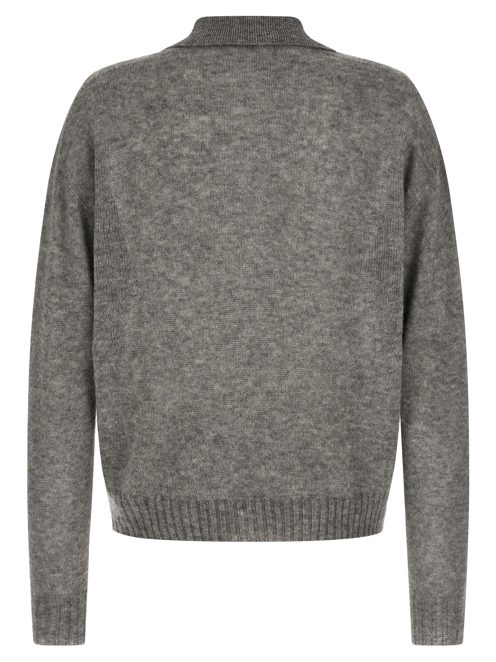 Gray Cashmere Cardigan