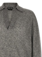 Gray Cashmere Cardigan