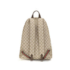 Beige Polyester Backpack