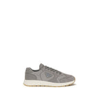 Gray Recycled Polyamide Athletic Sneakers