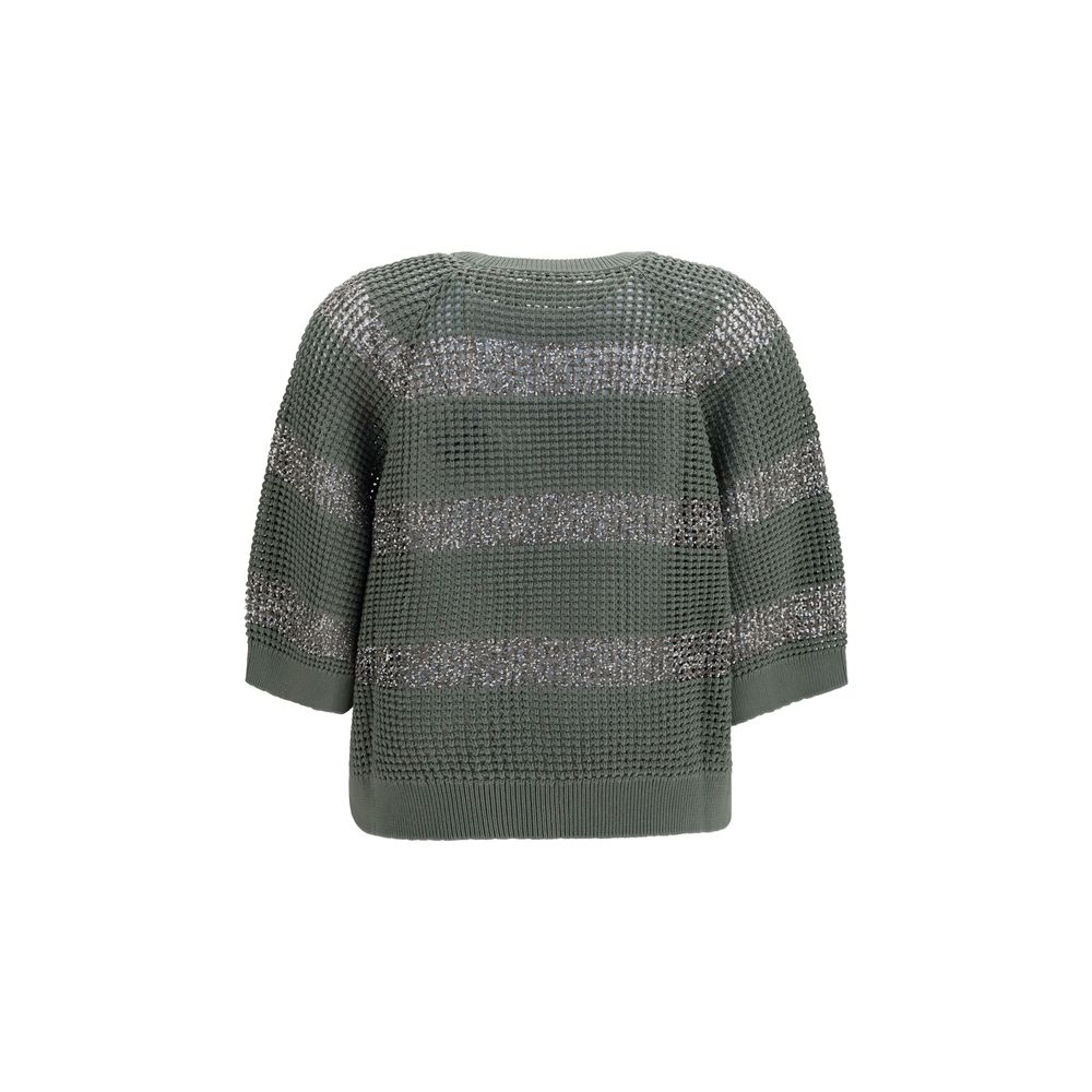 Bicolor Cotton Sweatshirt