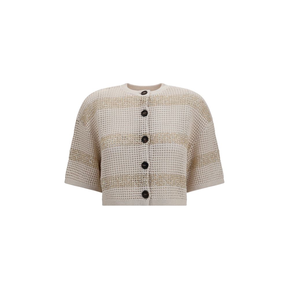 Beige Linen Cardigan